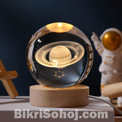 ✨ 3D Love Crystal Ball Night Light Lamp